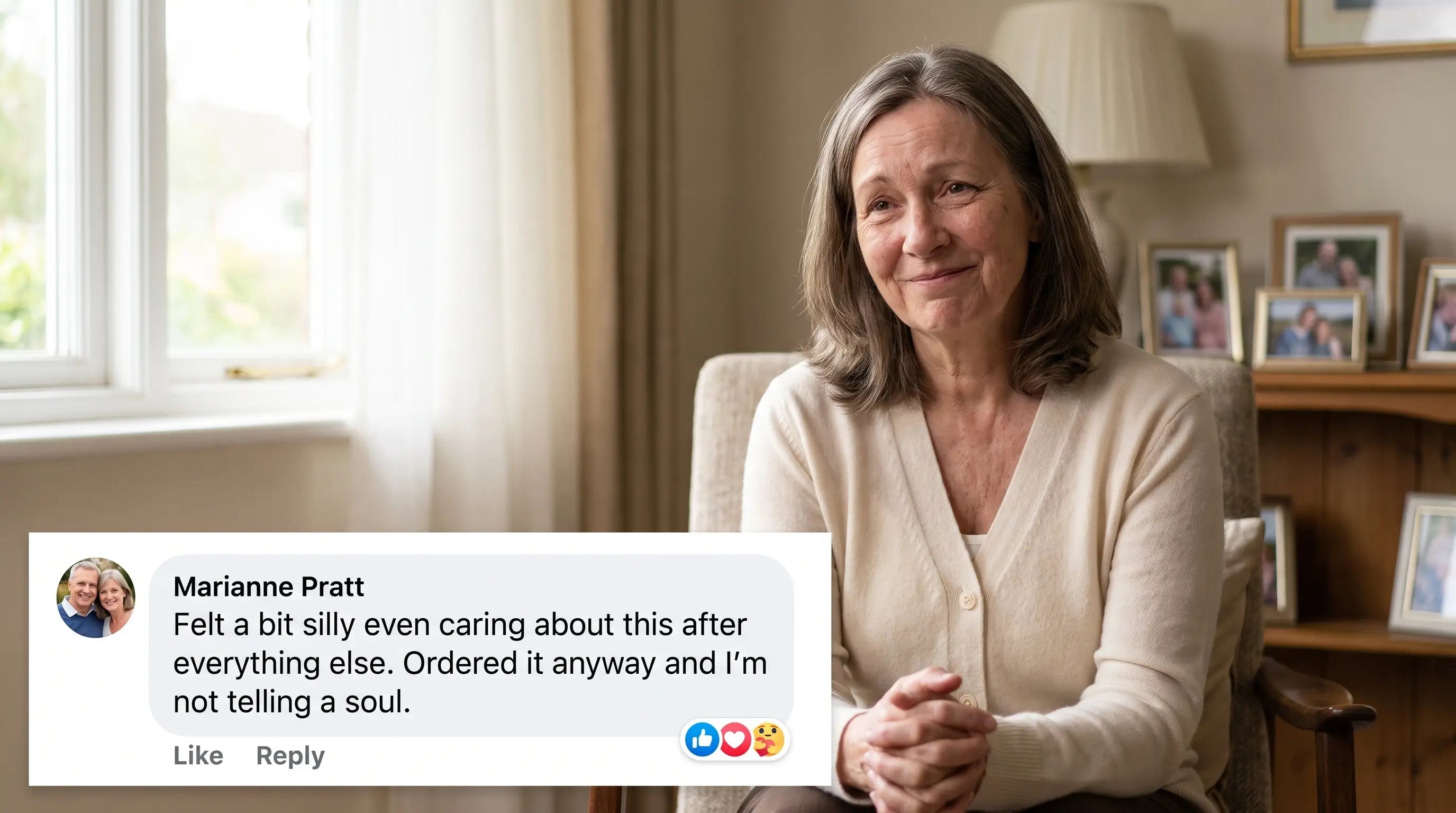 Marianne Pratt: felt a bit silly even caring about this
